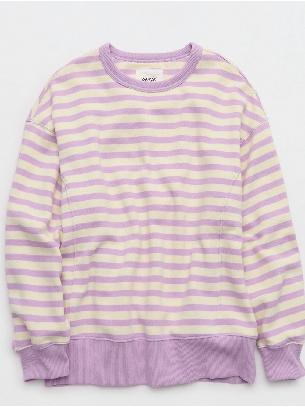 aerie GO TO sweatshirt LIVELY LILAC Bin#20